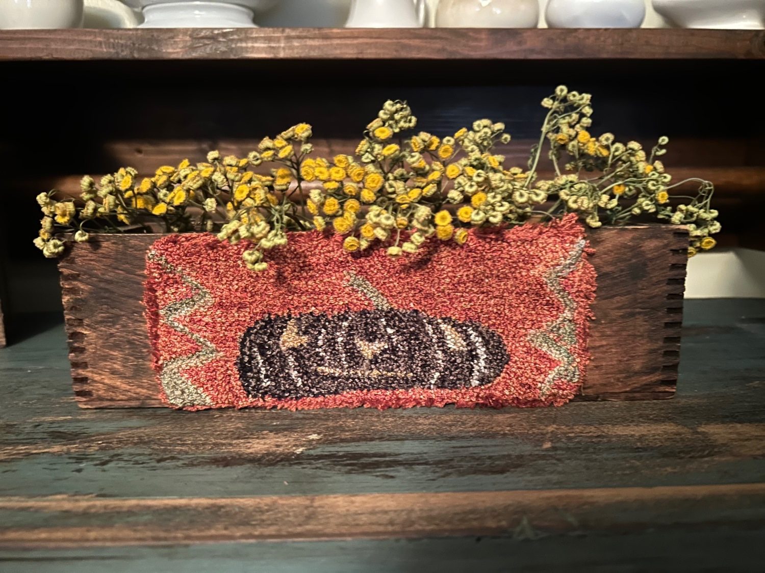 Antique cheese box
